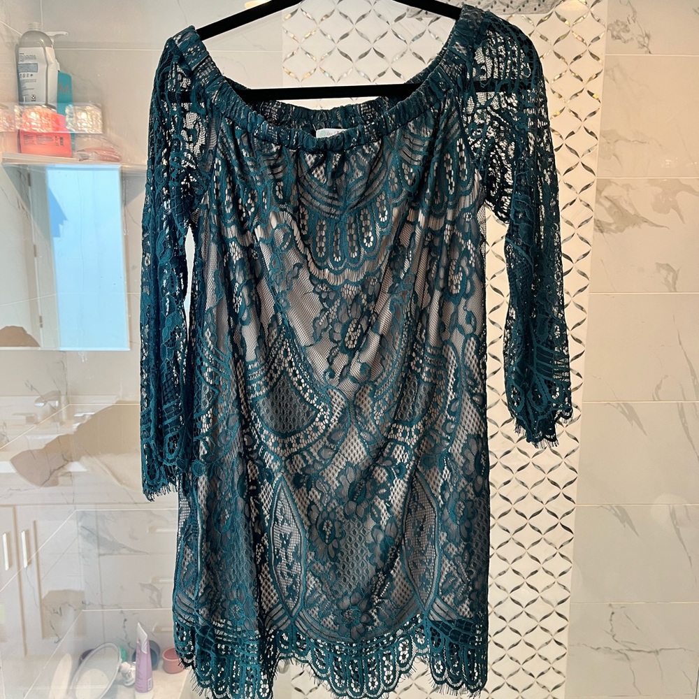 Green Lace Dress